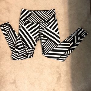 Victoria Secret black and white size medium pants